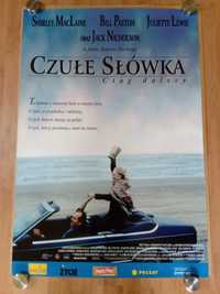 Plakaty filmowe Czułe słówka. Oryginał z 1997 roku.