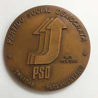 medalha PSD-Partido Social Democrata-Jornadas Parlamentares 1988-80mm