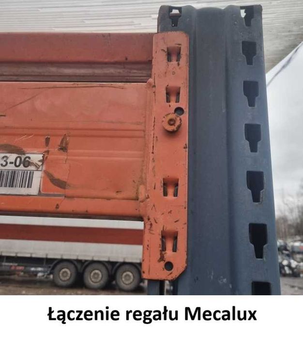 Regał wysokościowy firmy Mecalux cena Trawers 70zł netto 86,1zł brutto