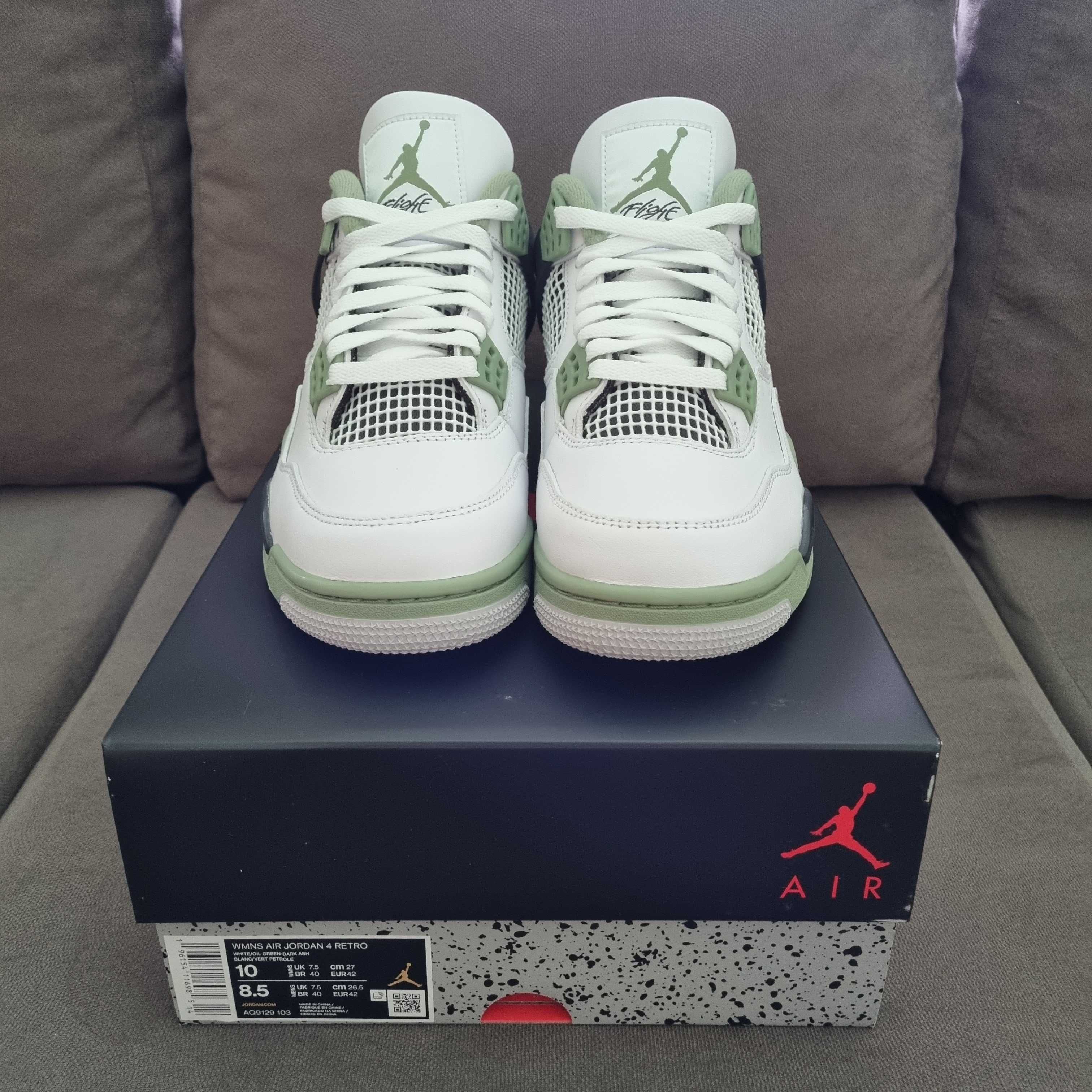 Air Jordan 4 "Seafoam" - Tamanho 42