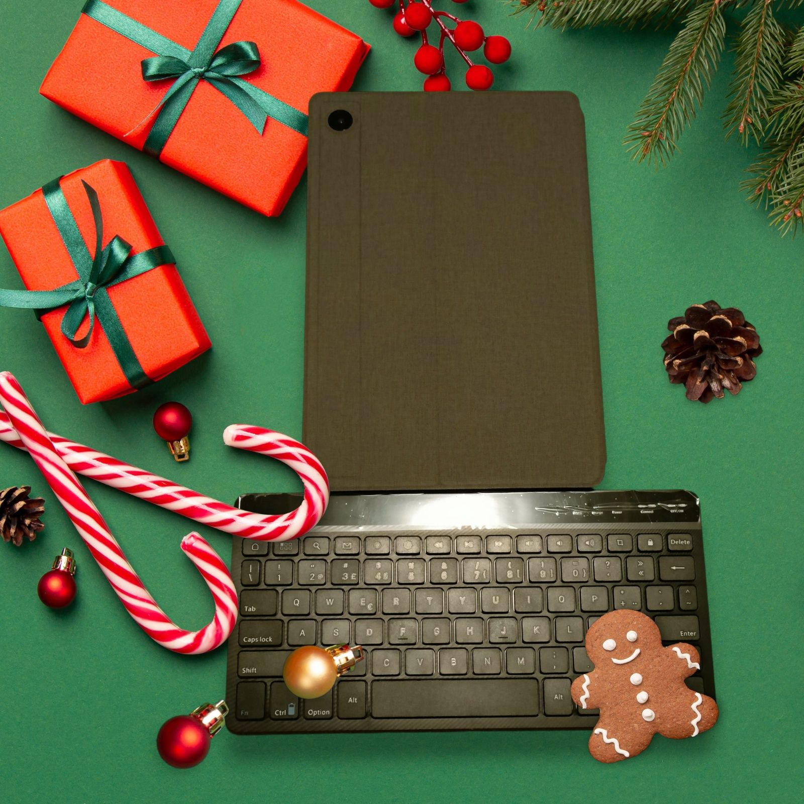 Tablet TCL 10L WiFi preto + Capa + Teclado (10.1'' - 32 GB - 2 GB RAM