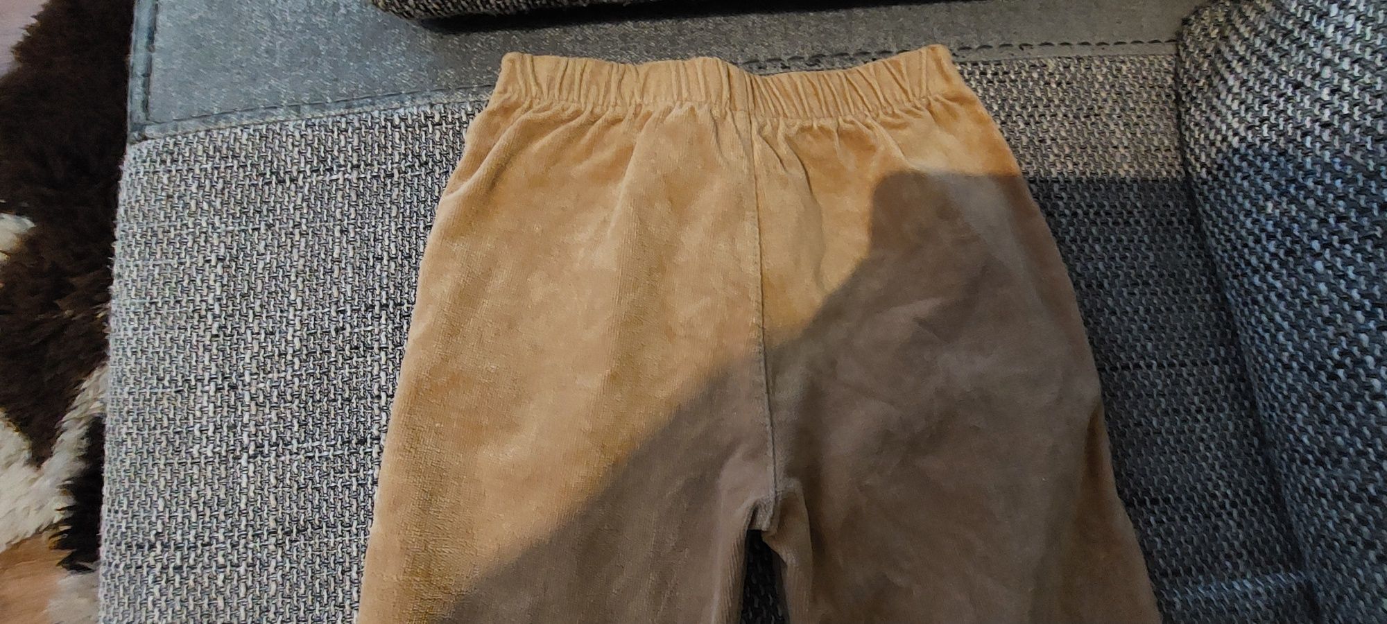 2 pary spodni Jeans kratka i velur rozmiar 228 cm