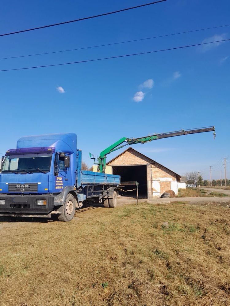 Продам МАN-маніпулятор + самосвал в хорошому та робочому стані