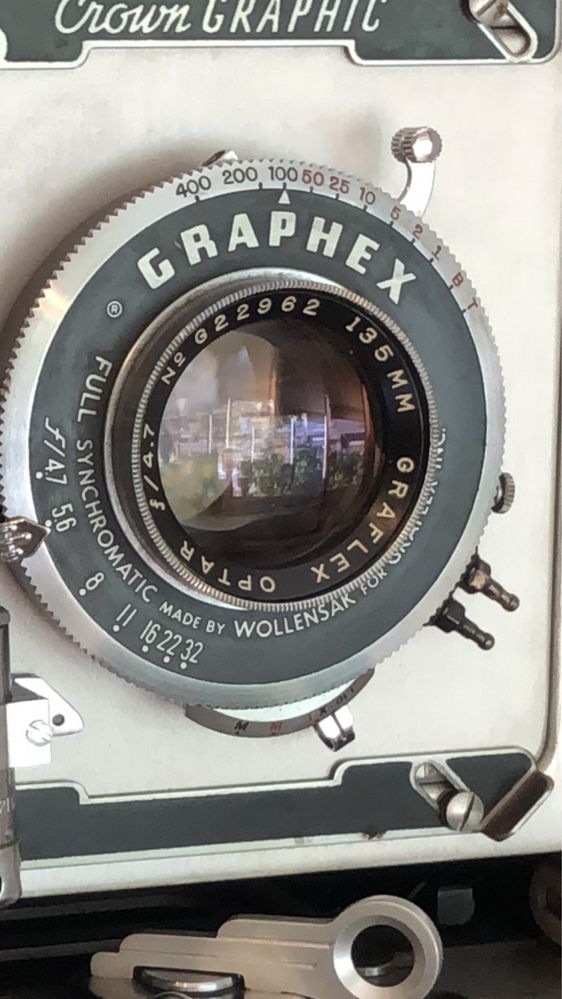 Graflex Crowgraphic + back 6x9 + 3 film holder