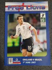 Free Lions - England fanzine - numer 70 / 2007 r. Anglia vs. Brazylia