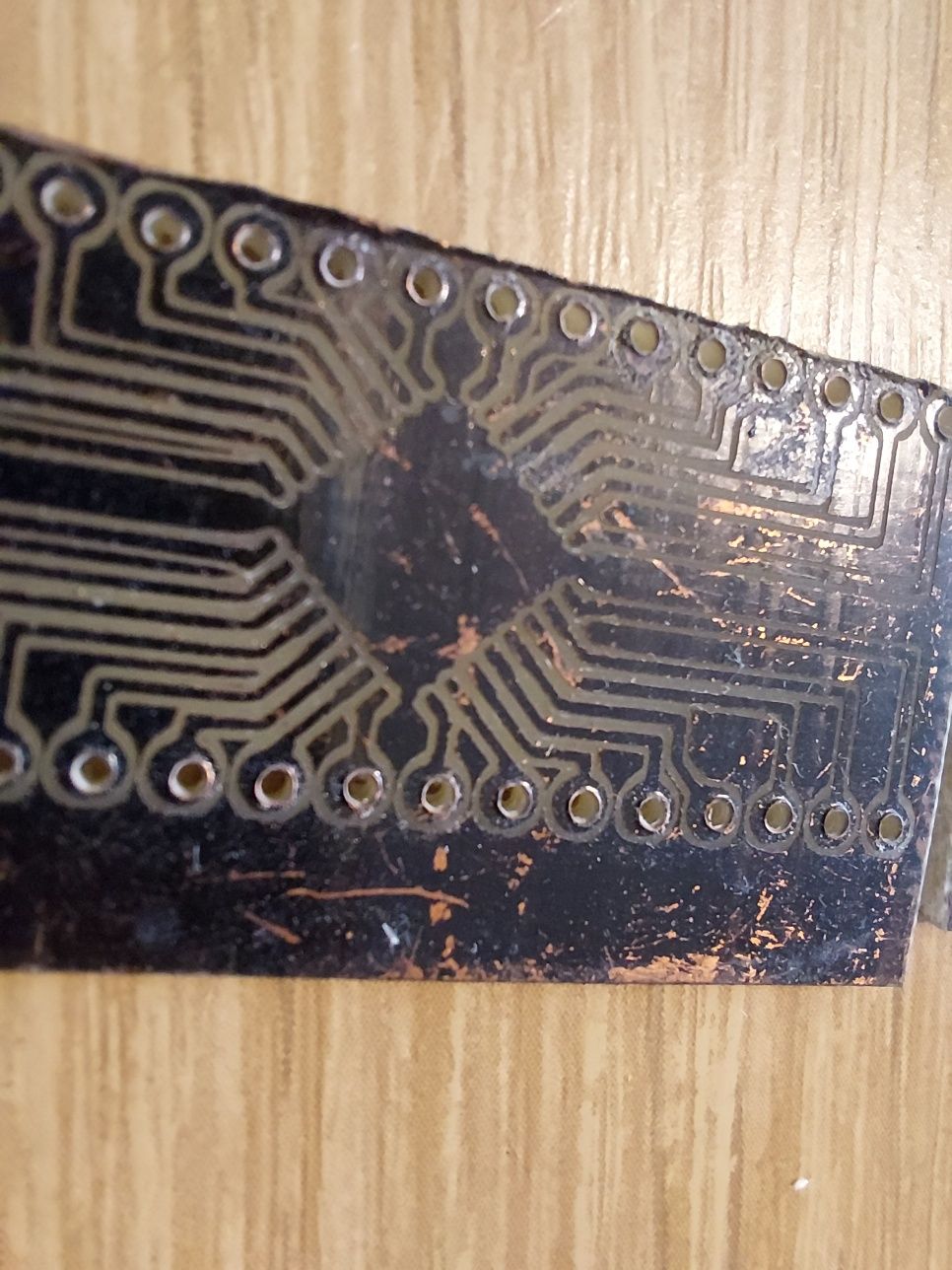 tqfp-32 breakout jednostronne 328 atmega