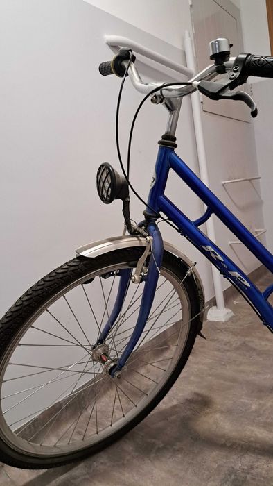 Rower damski miejski niebieski