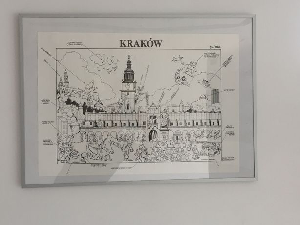 Plakat - Polska - Andrzej Mleczko - Kraków