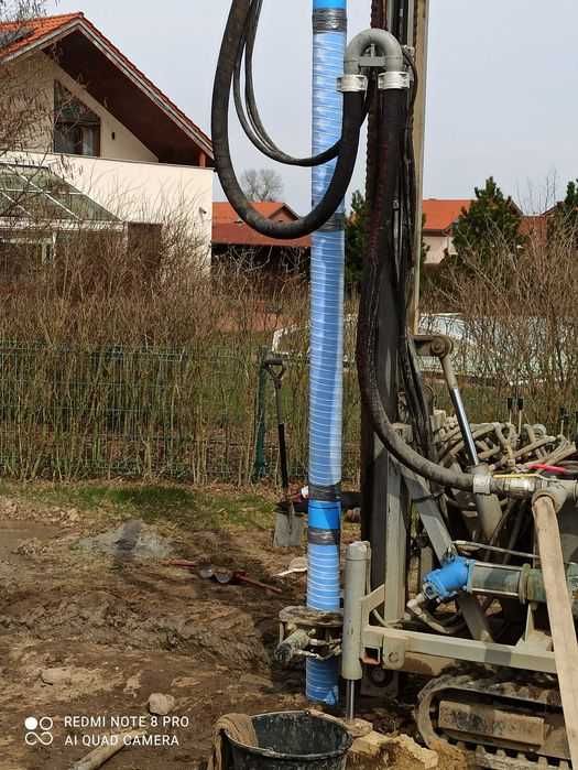 Wiercenie studni głębinowych, wiercone studnie, pompy ciepła, studnia