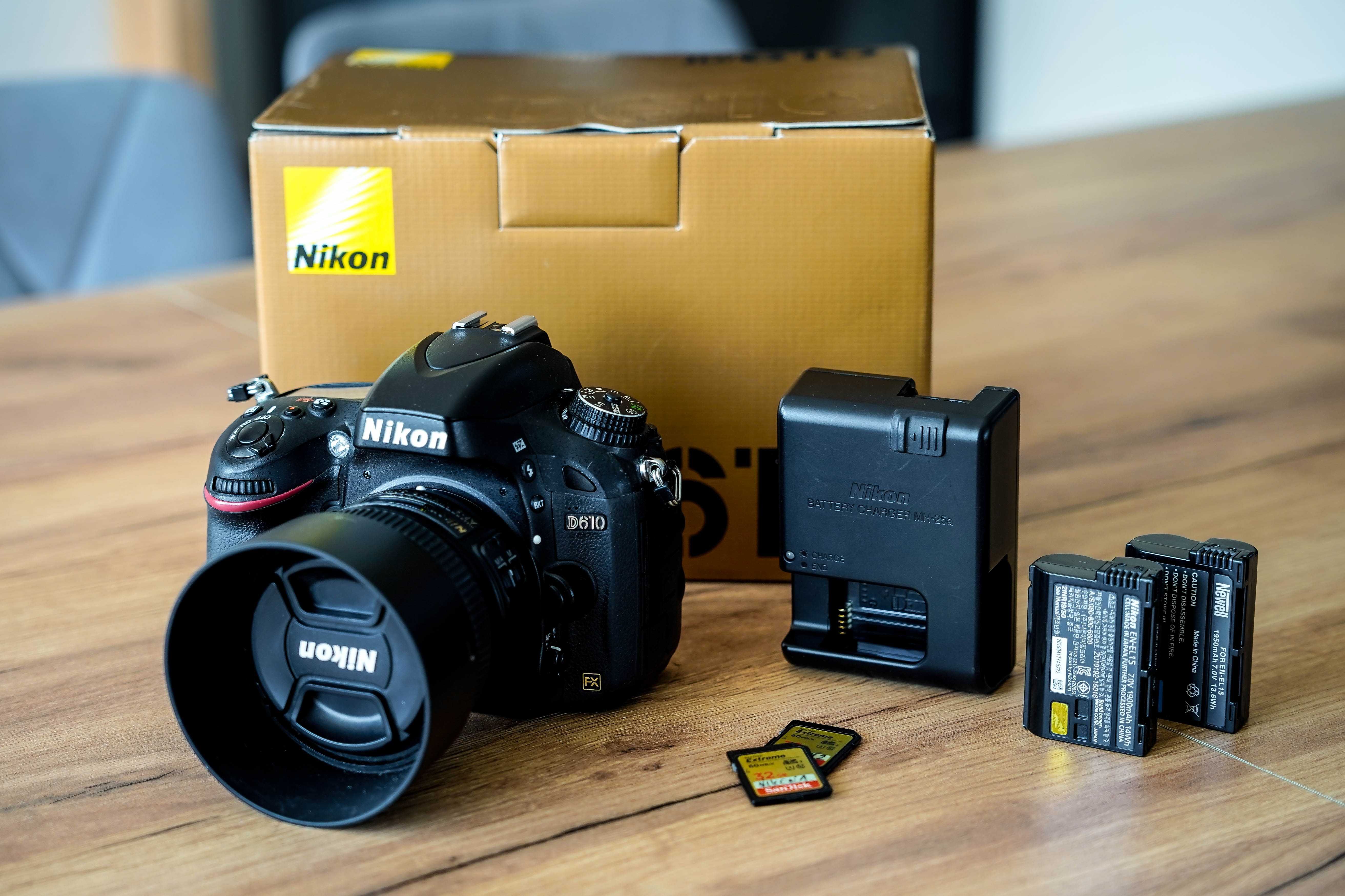 Nikon D610 + obiektyw