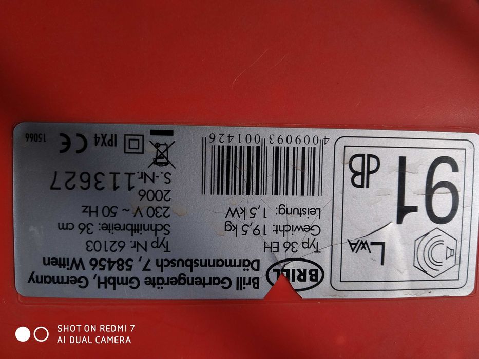 Kosiarka elektryczna BRILL