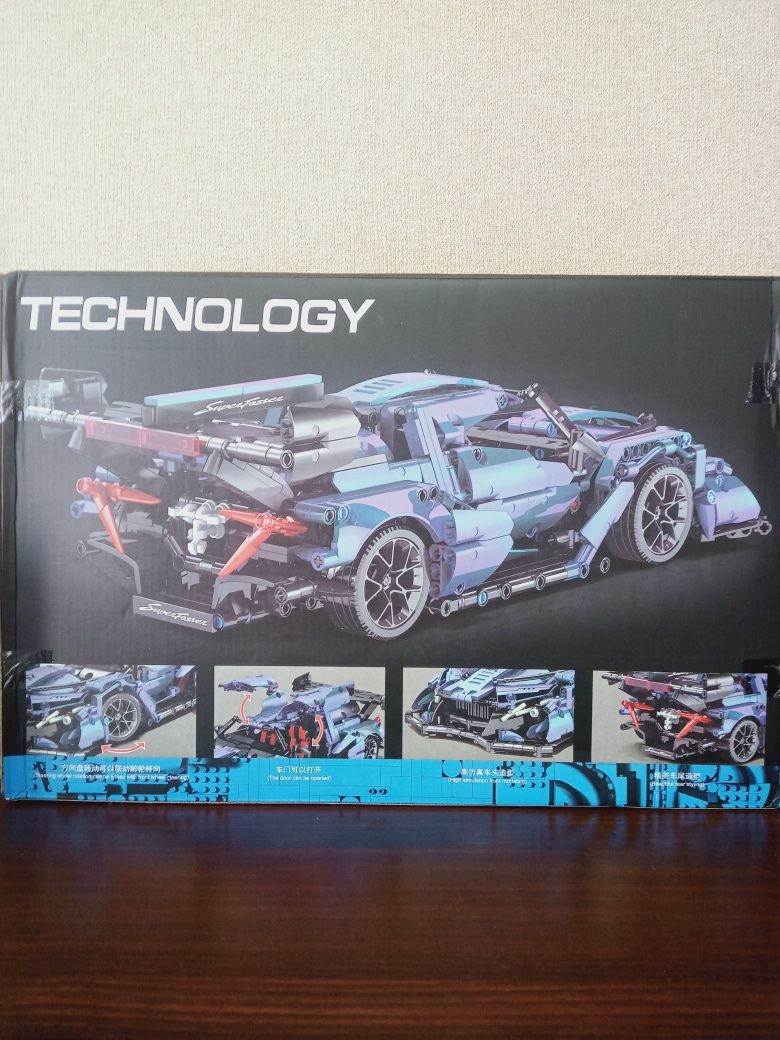 Конструктор суперкар 1108 дет. (Lego technic)