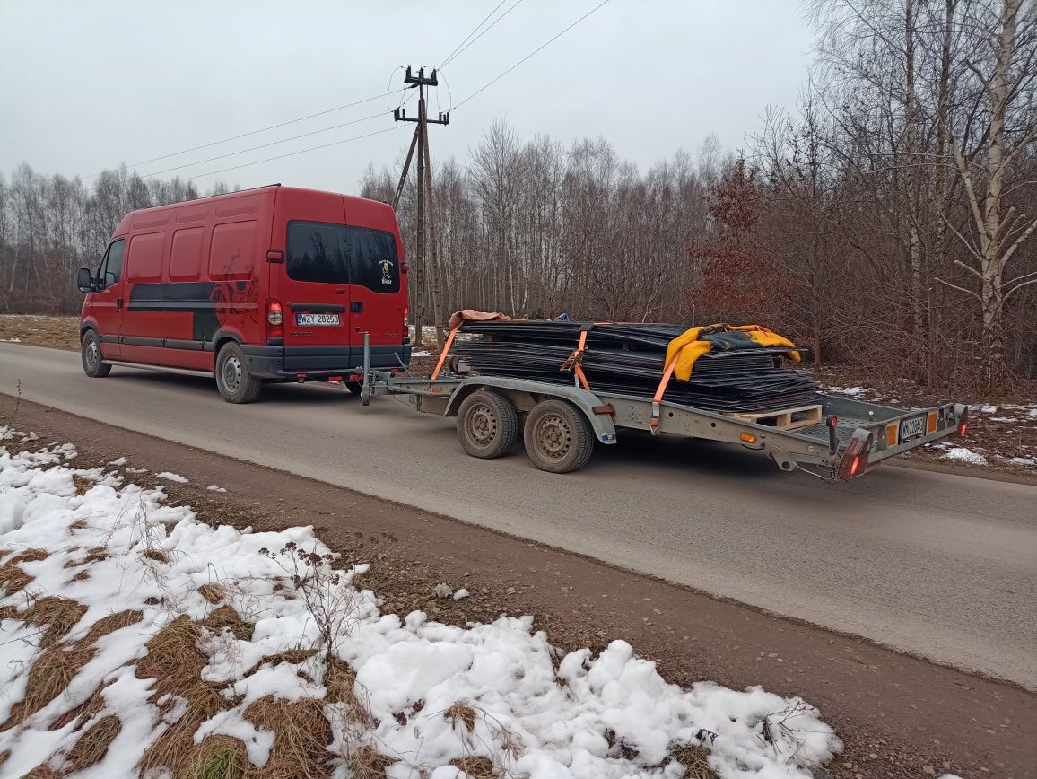 Transport bagażówka, Transport aut, przczep