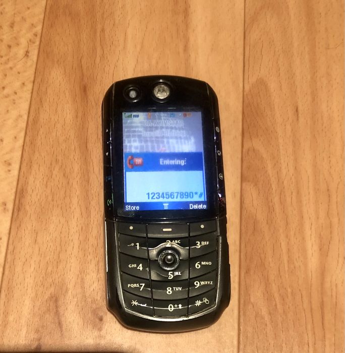 Ретро вінтажний Motorola E1000