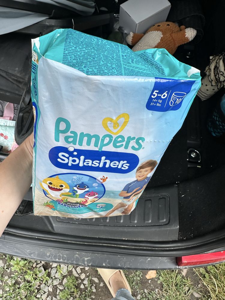 Трусики для плавання pampers splashers 5-6 закрита пачка