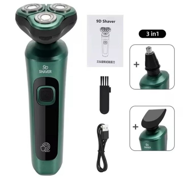 9D Shaver 3 in 1