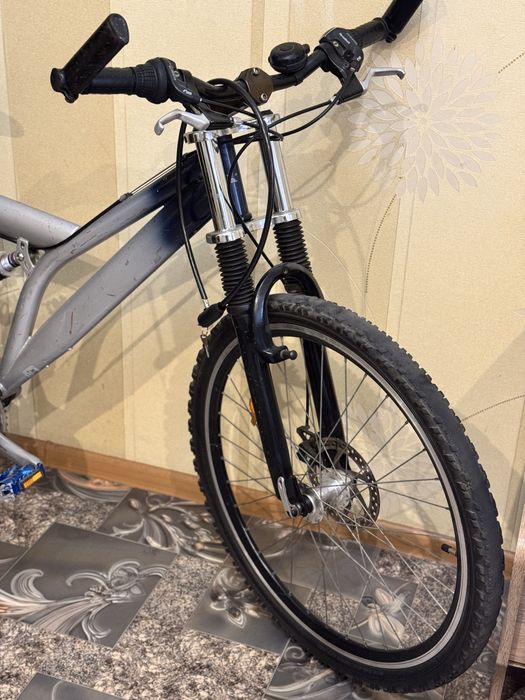 Велосипед горный, двухподвесный MTB