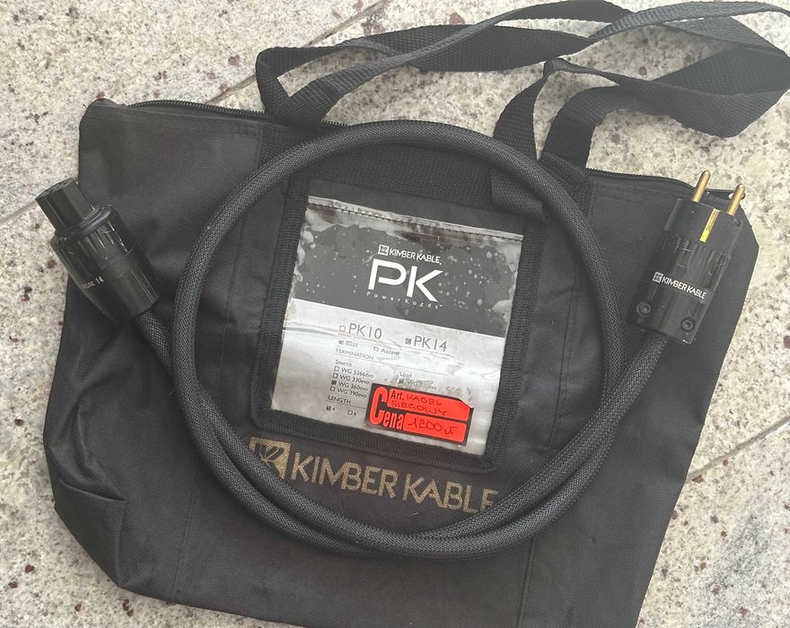 Kimber PK14 kabel zasilający 1,2 mb, jakość w super cenie, TANIO