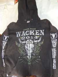 Wacken мужская толстовка-кенгуруха Wacken 2014-25 anniversary