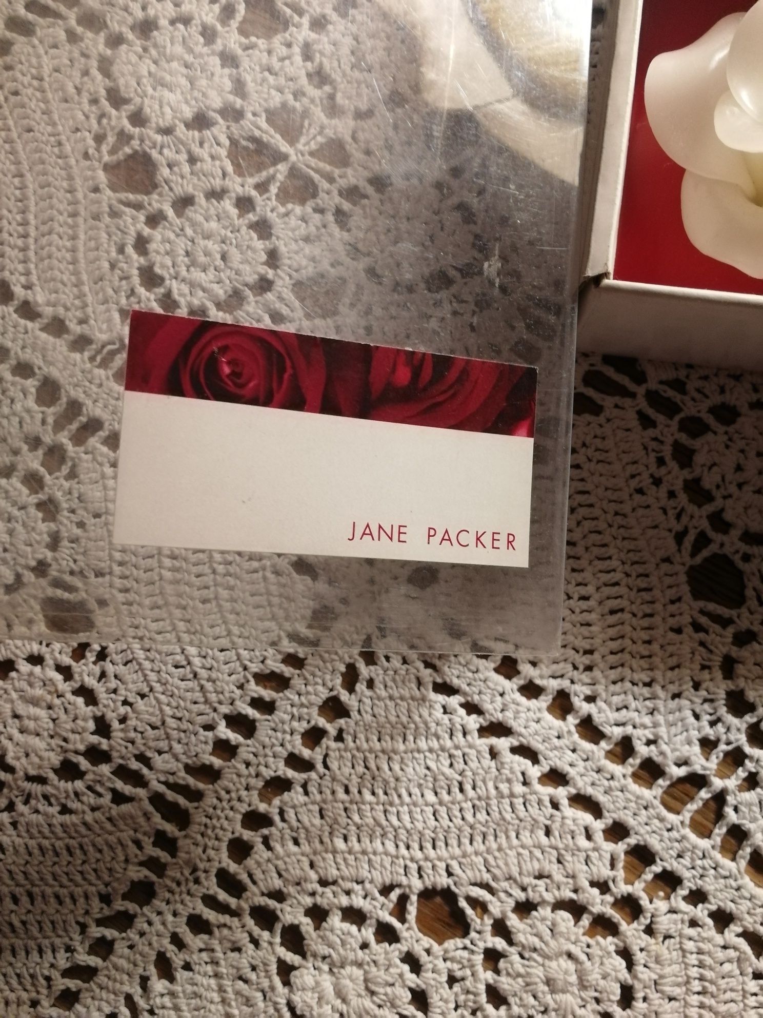 Pływające świece, róże Jane Packer