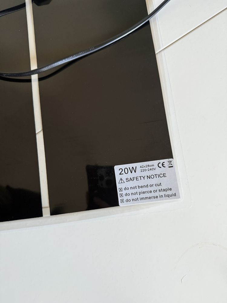 mata grzewcza 20w z termostatem