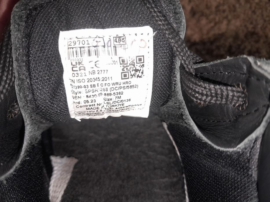 Черевики,ботінки спецвзуття Goliath 41 розмір.