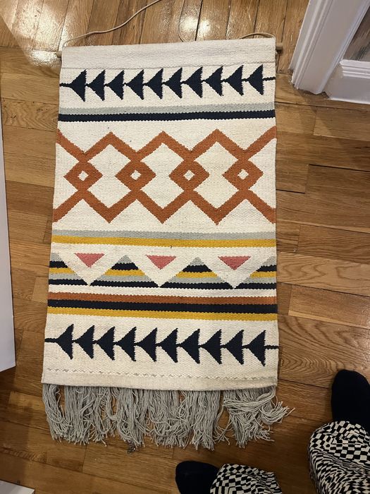 Conjunto de peças decorativas parede macrame