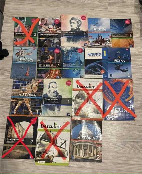 książki do szkoły ponadpodstawowej klasy 1-3