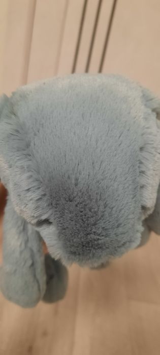 М'яка іграшка зайчик сіро-блакитного кольору 31 см Jellycat