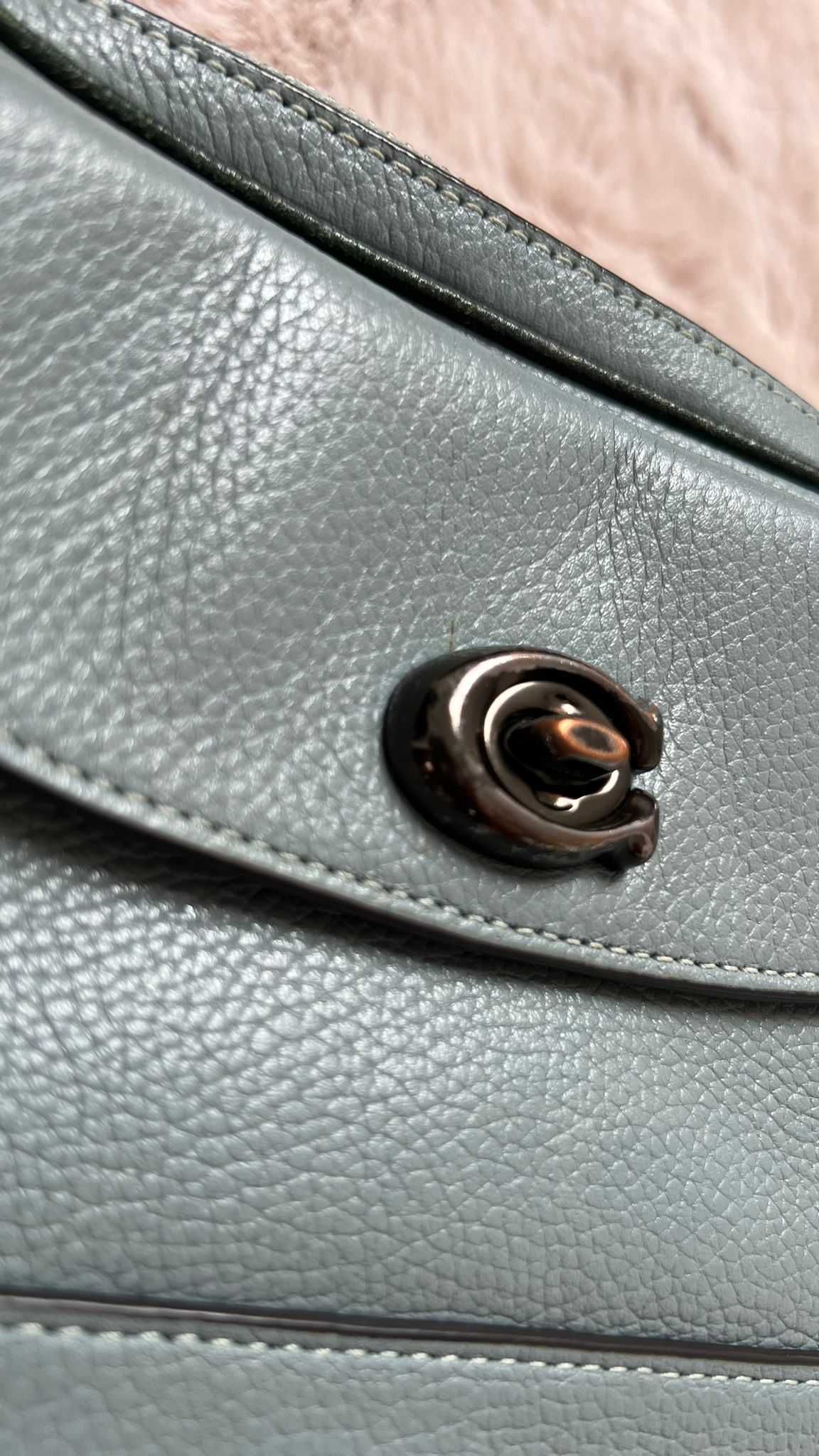 Coach Torebka Cb Wllw Cam Bag C0695 Niebieski - oryginał