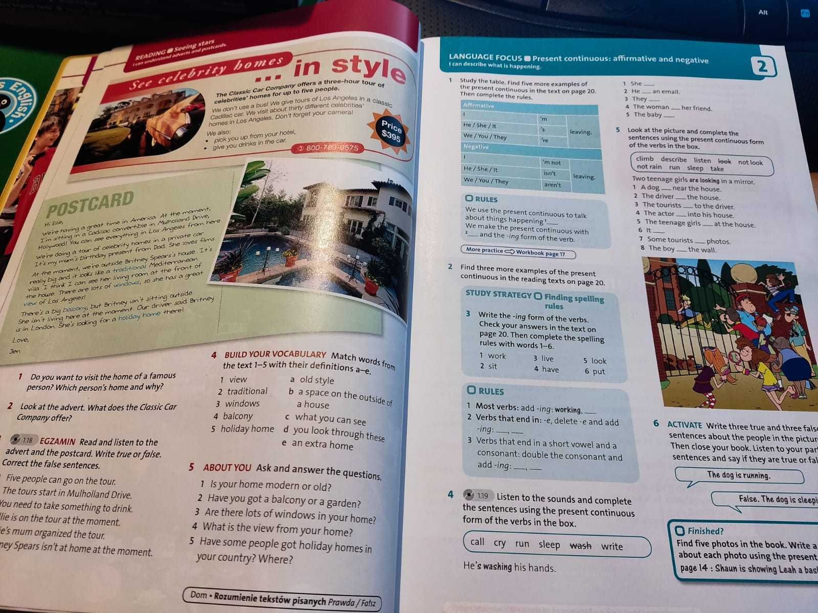 English Plus Student's Book 2, książka do powtórek dla klasy 7 i 8