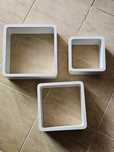 Conjunto prateleiras cubo