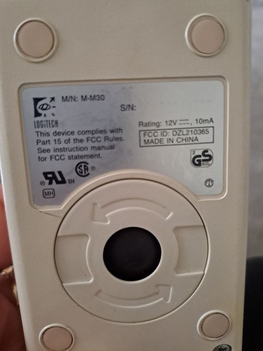 Logitech  M- M 30 mysz   Retro