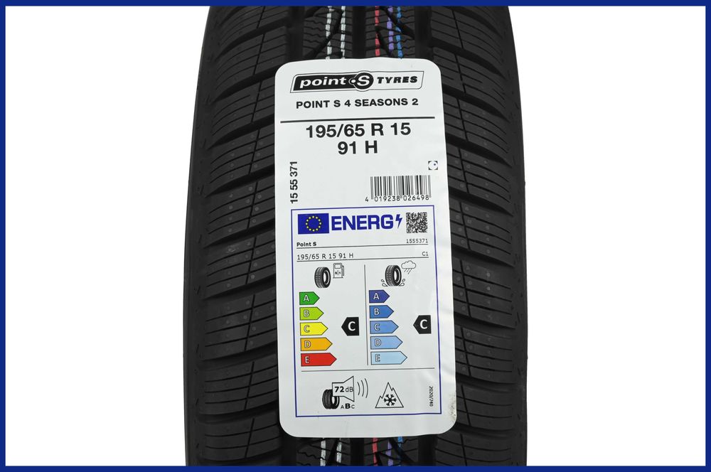 Opony całoroczne 195/65R15 91H 4Seasons 2 Point S prod. Continental