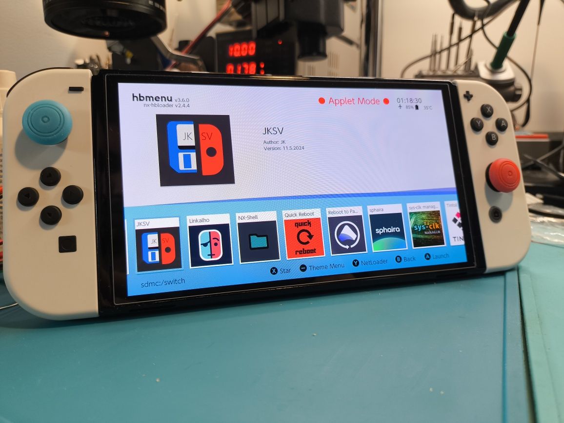 Nintendo switch OLED modchip picofly modyfikacja wysyłka gratis
