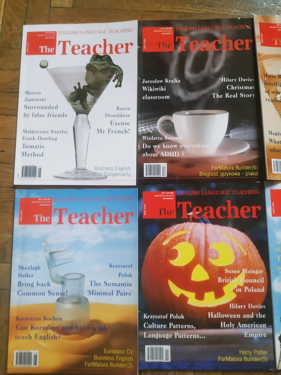 11 sztuk The teacher czasopisma w języku angielskim