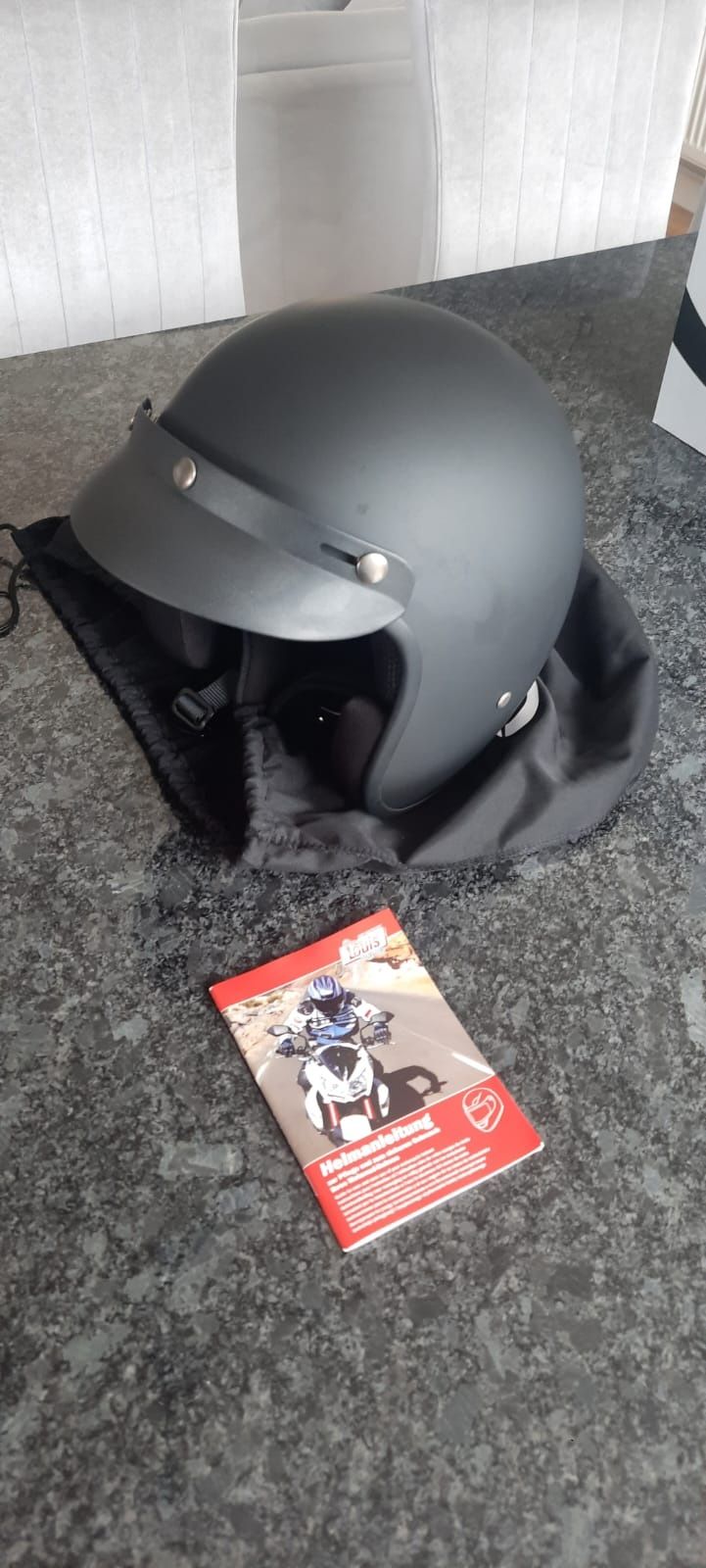 Kask motocyklowy otwarty MTR Jet Fiber rozmiar L