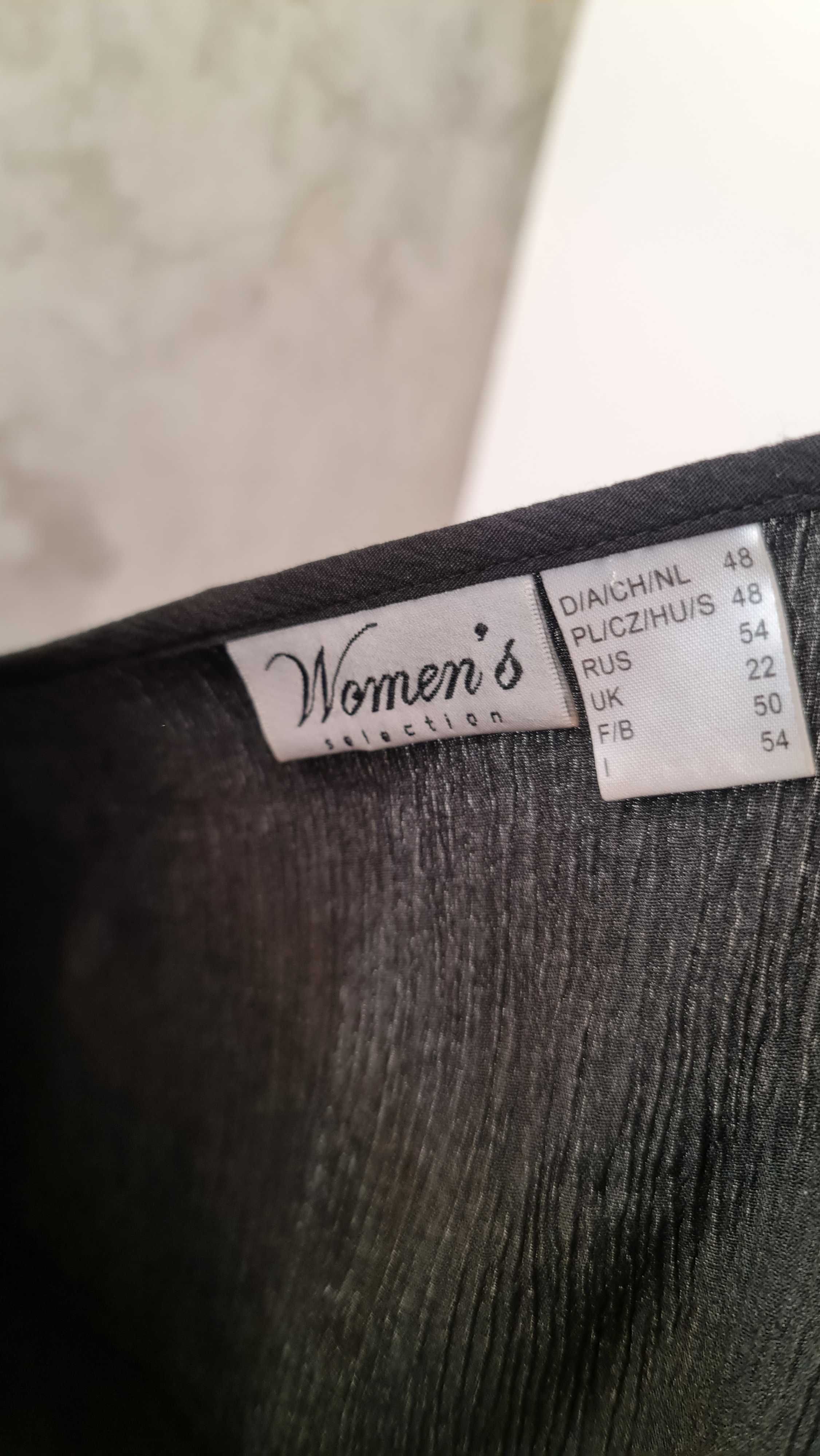 2400 Czarna sukienka Women`s selection rozmiar 48