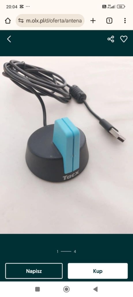 Trenażer Garmin tacx flux s Smart
