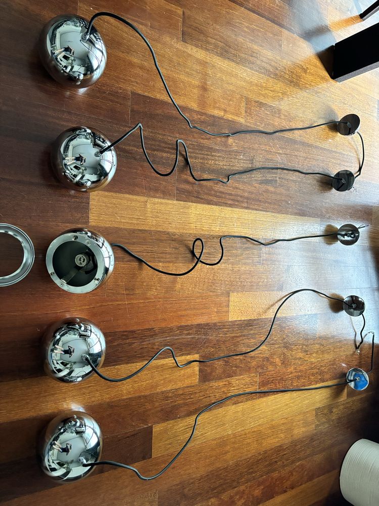 Light Eye Lampa Wisząca Chrome Spotline