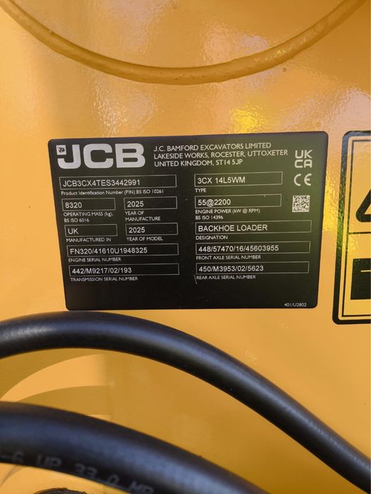 Jcb 3 cx , 2025 г , новый