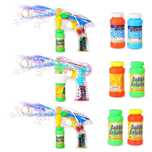 Bubble gun pistolety do baniek mydlanych 3 pak