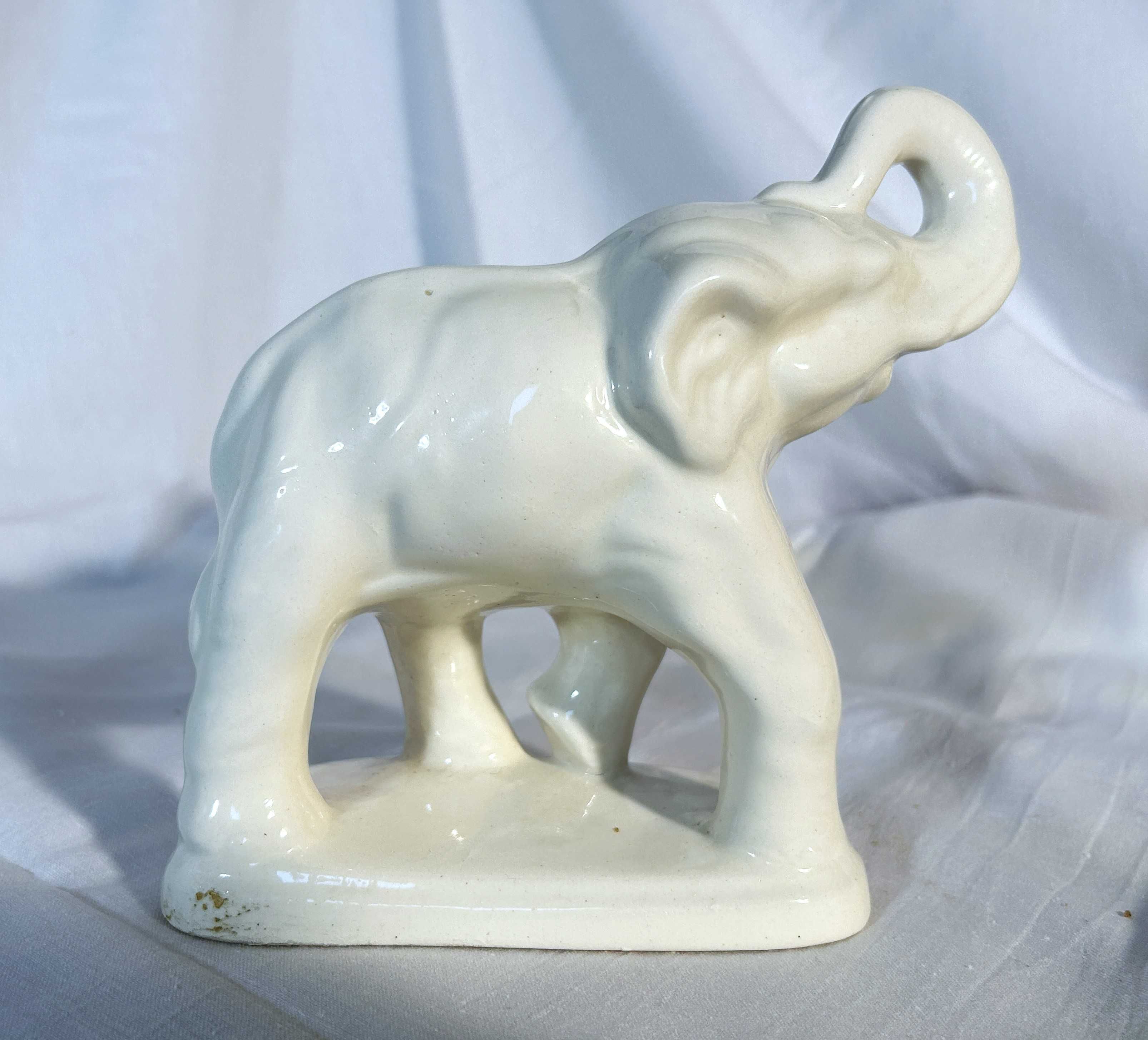 Figurka słoń, ceramika szkliwiona bardzo ładna, kolekcjonerska
