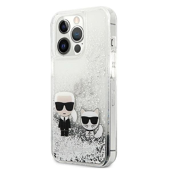 Etui Karl Lagerfeld Liquid Glitter Karl&Choupette na iPhone 13 Pro / 1