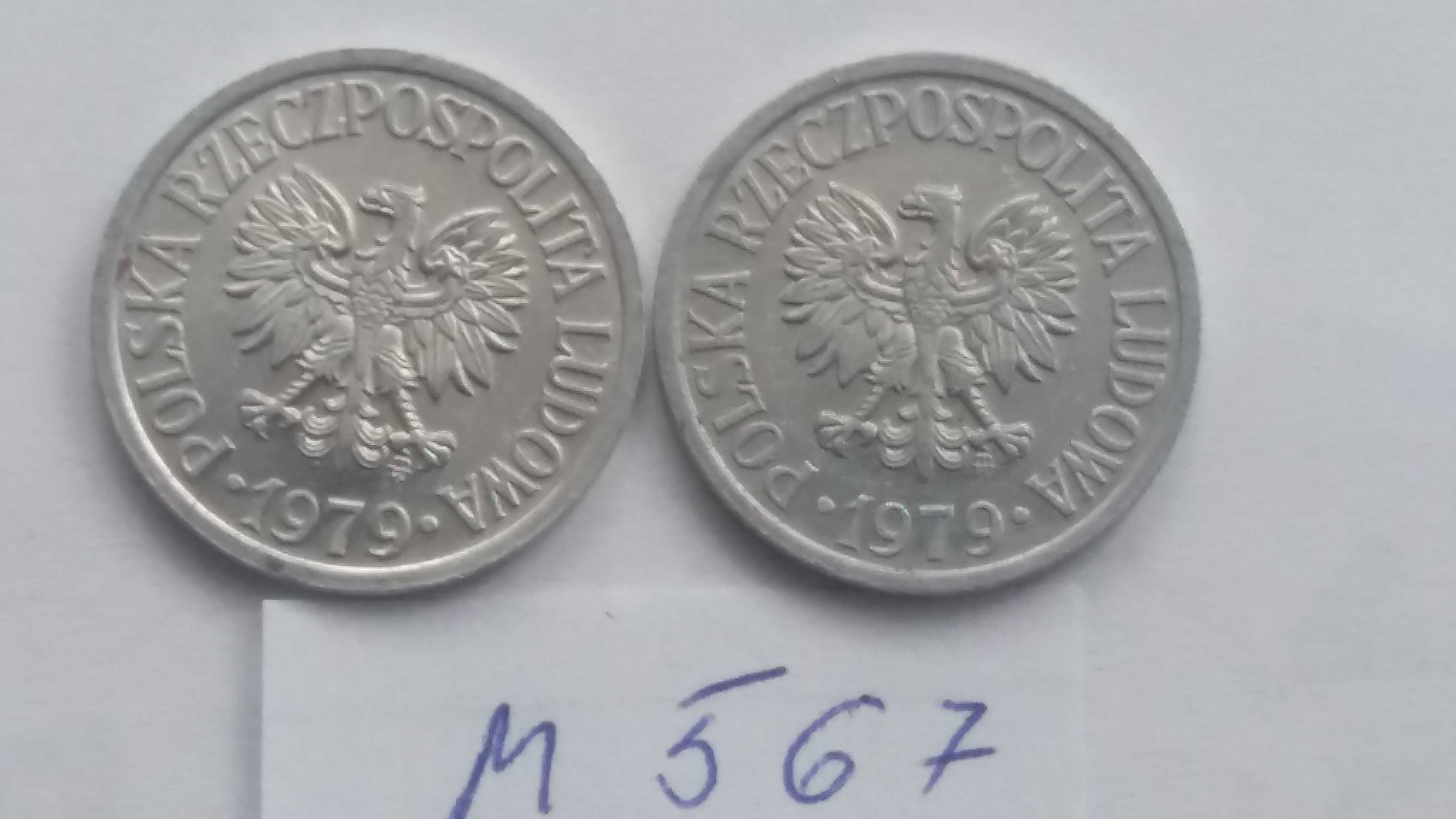 D M 567, 2 x stara moneta 10 gr groszy 1979 Polska bardzo ładna