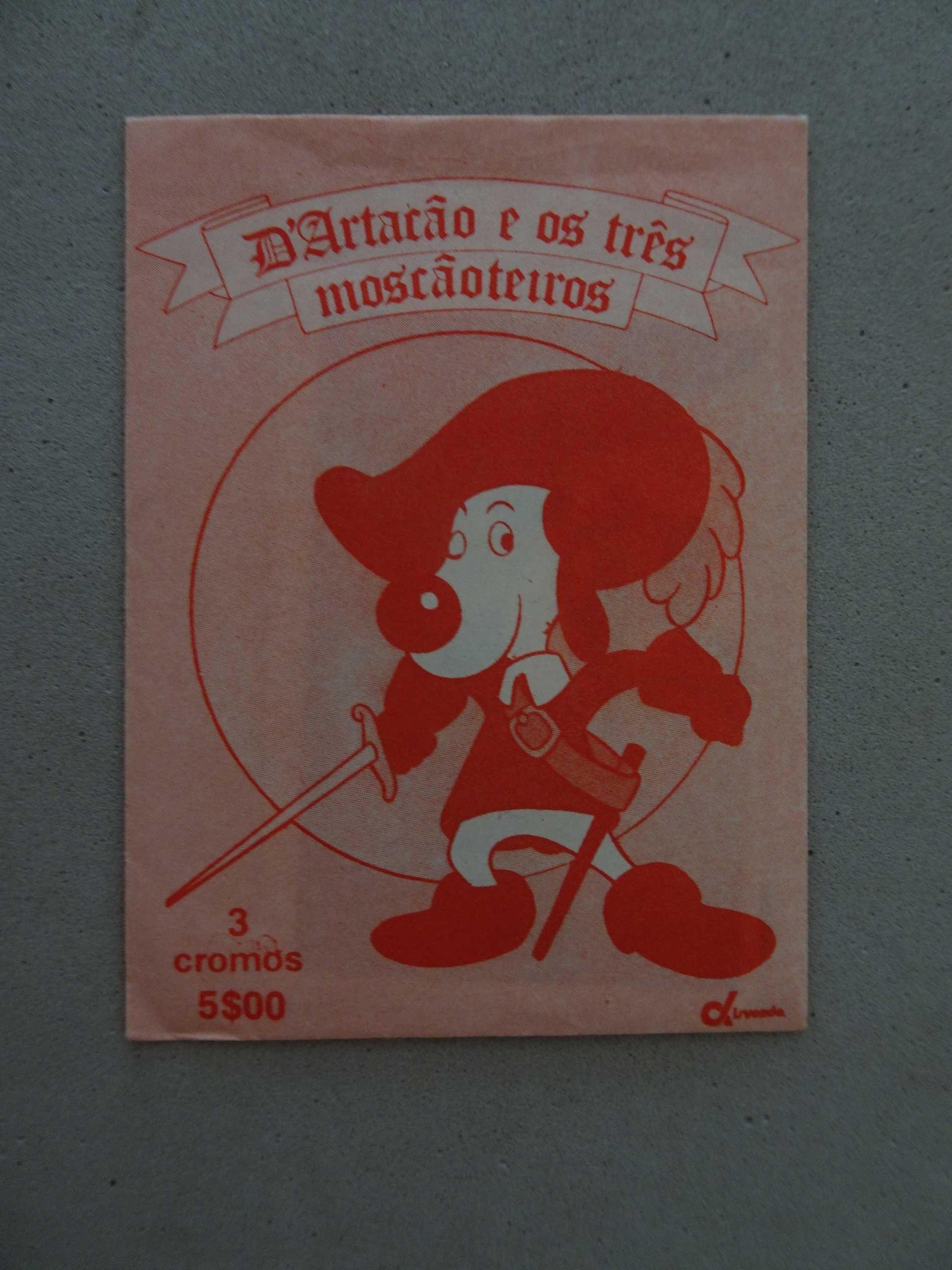 Carteira de cromos fechada Dartacão e os três Mosqueteiros - Disvenda