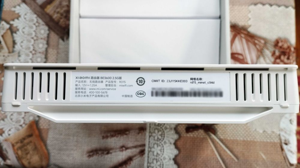 Новий роутер Xiaomi BE3600 2.5G Wi‑Fi 7