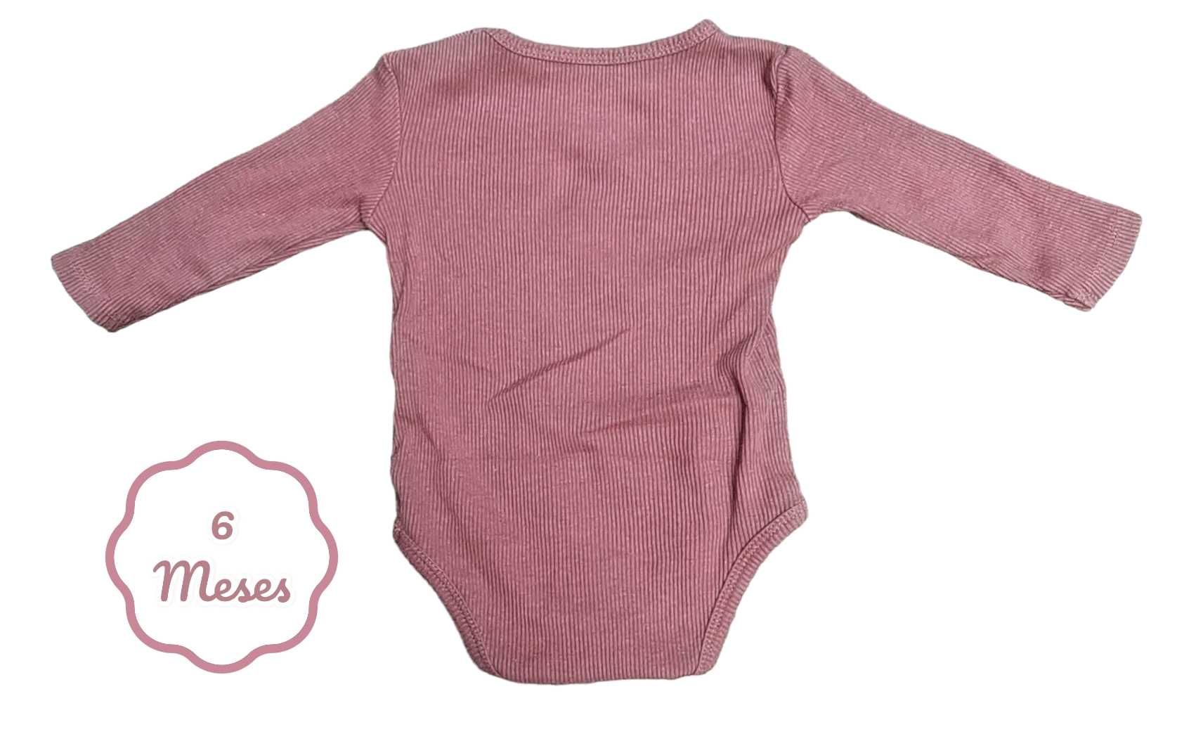 Body Castanho Kiabi 6 meses