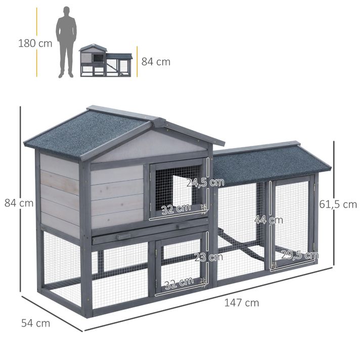 Casa para coelho anão - PORTES GRÁTIS