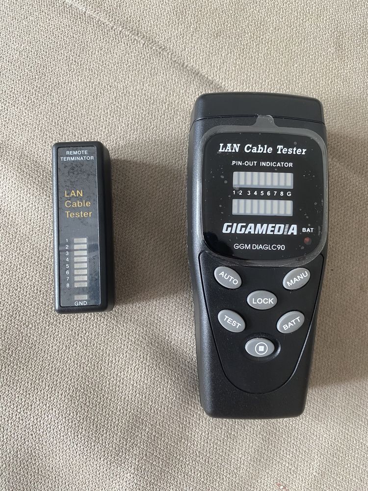 Lan cable tester Gigamedia /детектор скрытой проводки